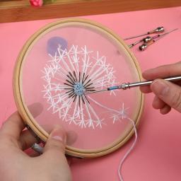 Bordado Stitching Punch Needle, Cutucar Ferramentas Cross Stitch, Agulha De Tricô, Arte Artesanal, Agulhas De Costura, Acessórios DIY - Image 5