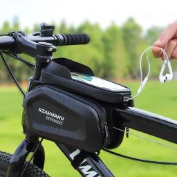 À Prova D' Água Touch Screen Saco de Bicicleta, Quadro Superior, Tubo, Caixa Do Telefone, Bicicleta de Estrada, MTB, Ciclismo, Acessórios - Image 1