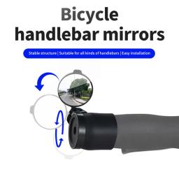 Ajustável seguro ciclismo espelhos retrovisores, espelhos retrovisores, fácil de instalar, estrada, montanha, Ebike, crianças, bicicletas para adultos, rotação 360 - Image 3