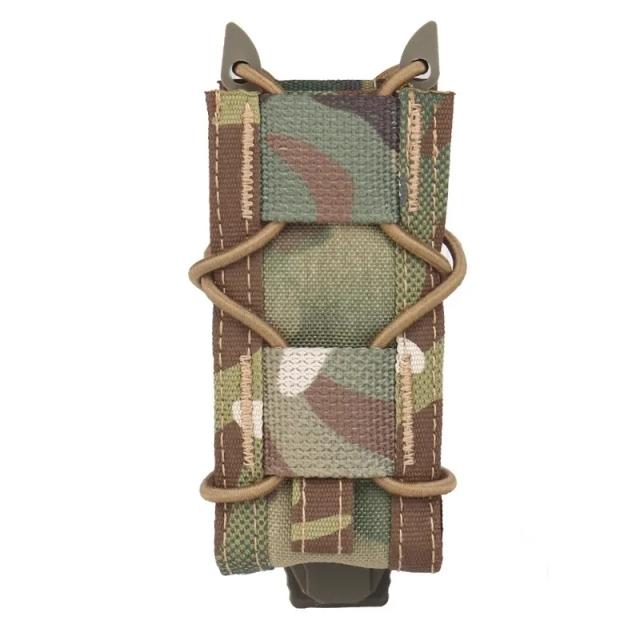 Bolsa Tática de Nylon 500D com Porta-Lanterna, Coldre para Faca de Caça e Acessórios para Airsoft de 9mm