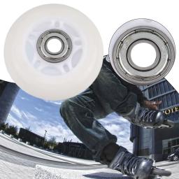 Rodas de skate de hóquei em linha ao ar livre 64mm 70mm 72mm alta elasticidade com rolamento glitter rodas deslizantes sapatos de patinação - Image 5