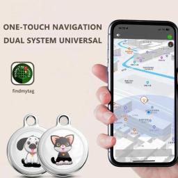 Rastreador GPS para animais de estimação, Dispositivo de rastreamento em tempo real, Compatível com Bluetooth, Localizador impermeável inteligente, preciso, Novo - Image 2