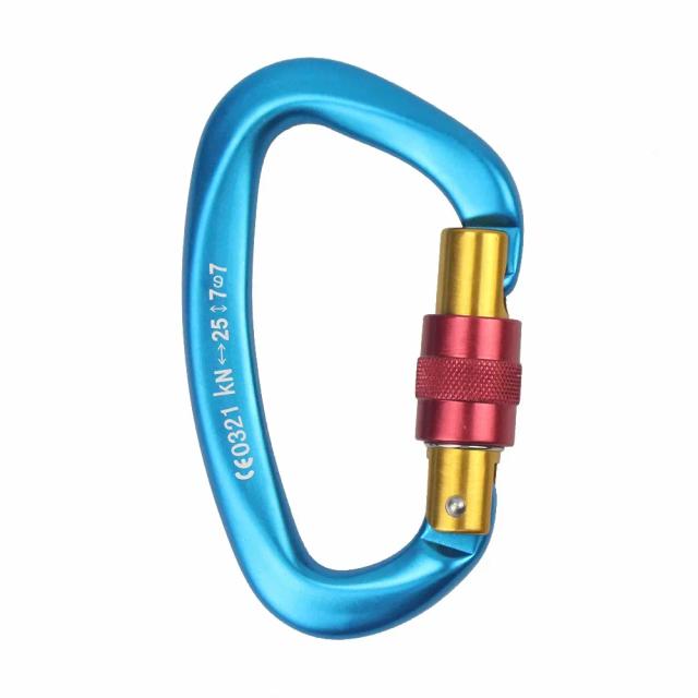 Mosquetão de Escalada 25KN para Camping e Aventura - Equipamento e Acessórios Essenciais