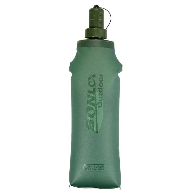 Garrafa Dobrável TPU Soft Flask para Corrida, Camping e Caminhadas - Ideal para Atividades ao Ar Livre