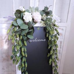 Artificial Hops Flower Vine, Guirlanda de Plantas, Falso Pendurado Faux Hops, Decoração de Casa, 2Pcs, 80cm - Image 3