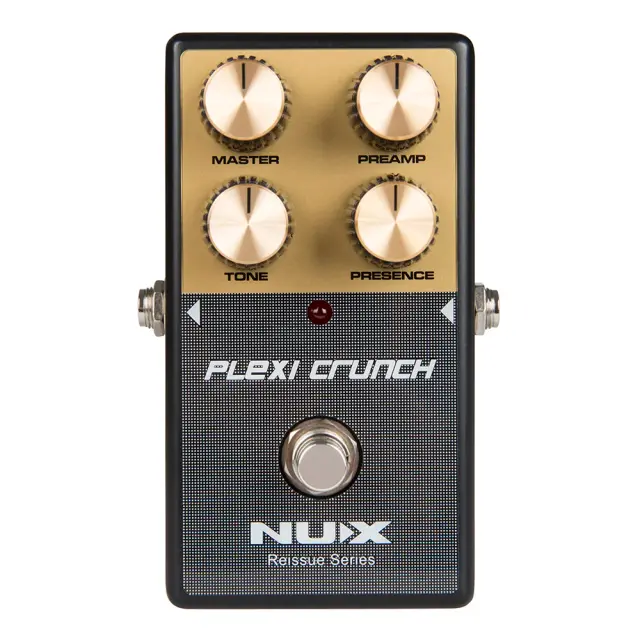 Plexi Crunch NUX: Pedal de Distorção Analógico com Tom Britânico de Alto Ganho para Guitarra