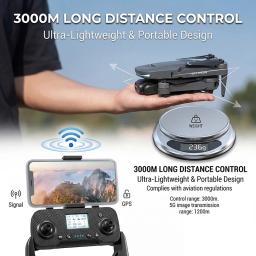 Drone GPS L200 Pro Max com Câmera Profissional 4K e Gimbal de 2 Eixos Aéreo 360 °   Brinquedos Quadricópteros Dobráveis com Evitação de Obstáculos e Motor Brushless - Image 6