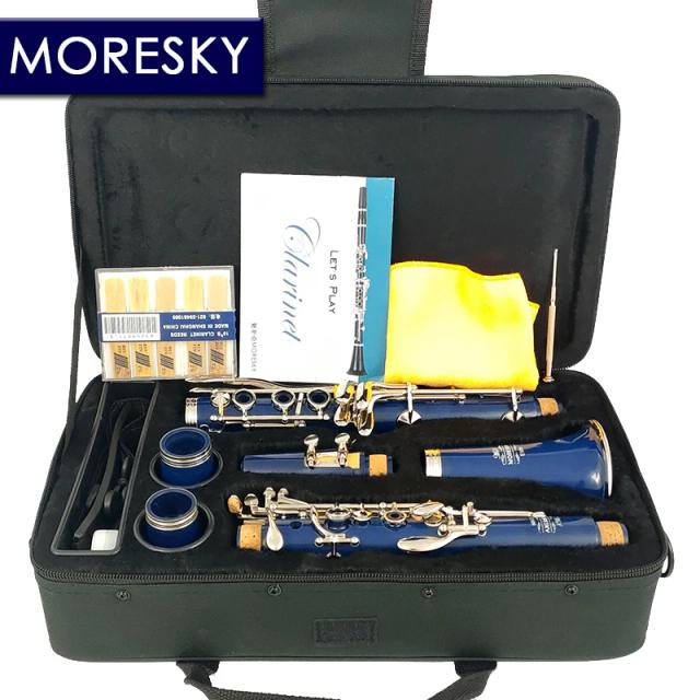 Clarinete Bb 17 Chaves MORESKY - Klarnet em ABS de Alta Qualidade