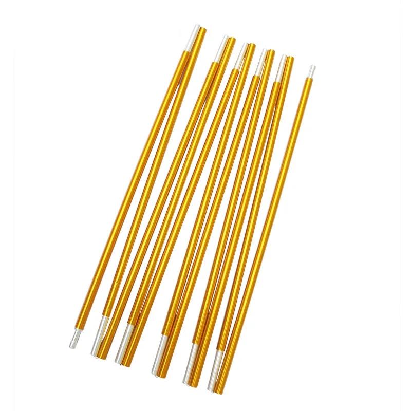 Golden Alloy Tent Rod para DIY, Outdoor Camping Acessórios, Tenda Pólo Substituir, 1 Pc - Image 1