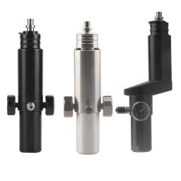 PCP-Aço Inoxidável Cilindro De Gás, 4500PSI, Válvula De Recarga, Tanque De Ar, Aquário Adaptador, SodaStream, CO2 Acessórios, Regulador HPA - Image 1