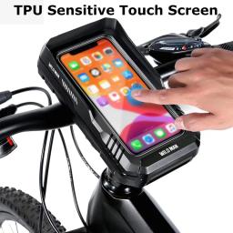 SELVAGEM-Saco De Bicicleta Rainproof, Hard Touch Screen Case, Suporte Do Telefone, Equipamento De Equitação Acessórios - Image 5