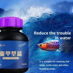 Peixes ornamentais azuis do metileno para o aquário, remoção de pontos brancos e doença dos peixes, Koi Goldfish Papagaio do sangue Betta - Image 3