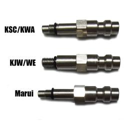 Adaptador de válvula de torneiras macias de ar HPA Adaptador macho Foster Acoplador de desconexão rápida Marui KJW/WE KSC/KWA (EUA) - Image 2