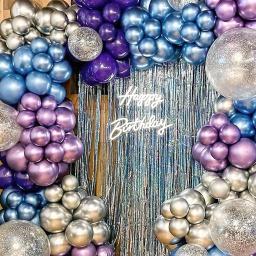 Kit de guirlanda de balão com tons azuis, 110 peças, pacote de tamanhos diferentes para guirlanda ou arco de balão como decorações de festa de aniversário - Image 4