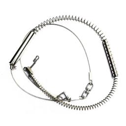 1 peça mola mais forte para a armadilha de javali raposa mouse armadilha substituição com porcas diâmetro 4mm - Image 2
