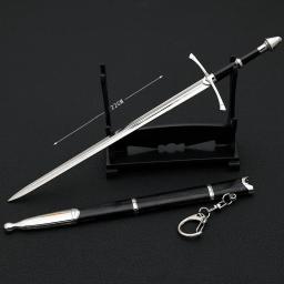 22 CM (8,66 polegadas) Aragorn Periférico [Espada de Strider] Brinquedo Modelo, Modelo de Arma em Miniatura com bainha, Não Afiada, Coleção - Image 1