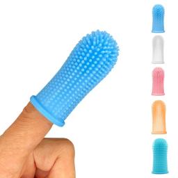Escova de dentes para cachorro e gato de estimação, silicone, ferramenta de limpeza super macia, para animais de estimação, previne o mau hálito, non, suprimentos - Image 2