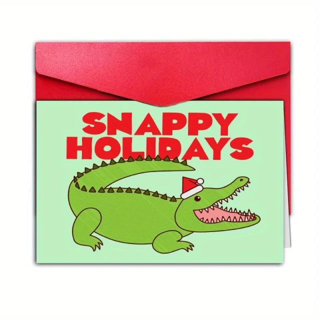 Cartão Natalino Criativo para Boas Festas - Presente Perfeito para Amigos e Família