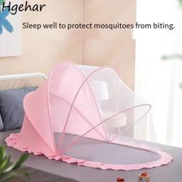 Mosquiteiro Dobrado para Bebê, Portátil, Durável, Respirável, Rede De Proteção, Quarto De Dormir, Instalação, Doméstico, Verão - Image 1