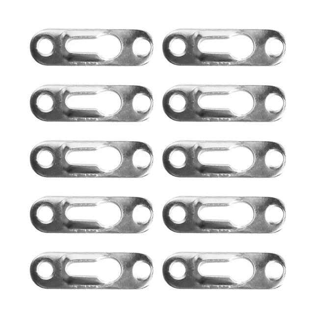 Conjunto de 20 Suportes de Parede em Metal para Fotos, Espelhos e Relógios - Bronze e Prata - Perfeito para Galeria em Casa