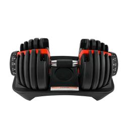 Conjunto de halteres ajustáveis portáteis unissex 24KG do equipamento de treinamento de fitness do Gym para casa - Image 1