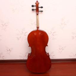 Violoncelo Red Light Basswood do iniciante, 4/4 Maple painel lateral traseiro, instrumento de cordas do estudante, iniciante profissional - Image 1