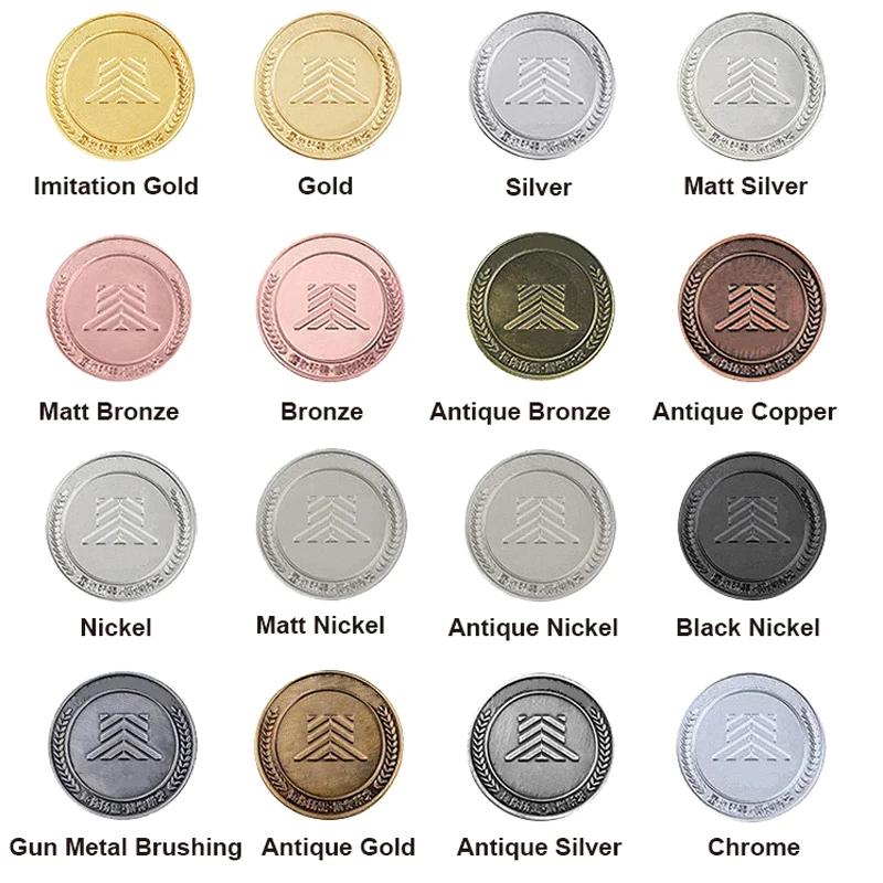 3D Liga De Zinco Moeda, Ouro, Prata, Esmalte De Metal, Coleção Desafio Moeda, Personalizado Seu Próprio Logotipo, Fabricante - Image 1