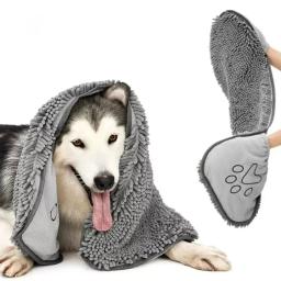 Toalhas De Banho De Microfibra Para Limpeza De Animais De Estimação, Toalha Confortável, Estilo De Luva Suave, Novo - Image 1