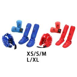 Karate Sparring Training Gear Set, Capacete De Boxe, Chapelaria De Boxe, Luvas de Taekwondo, Karatê, Artes Marciais, Sanda, Muay Thai - Image 2