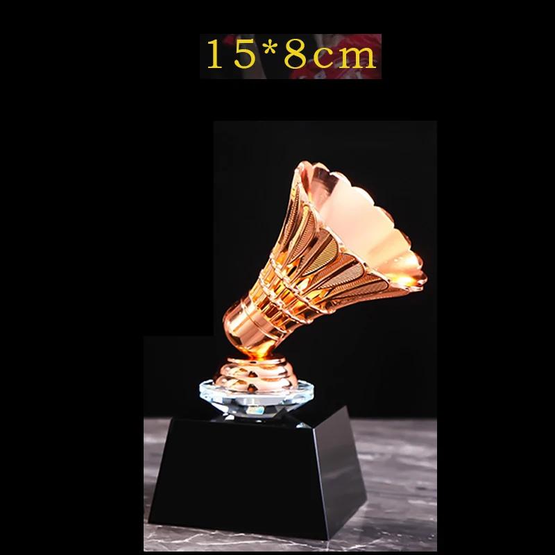 Bolas De Voleibol De Tênis De Mesa Personalizadas, troféu De Cristal, ouro Prata Cobre, Esportes Criativos, Decoração De Casa, Lembrança Do Prêmio, 1Pc - Image 1