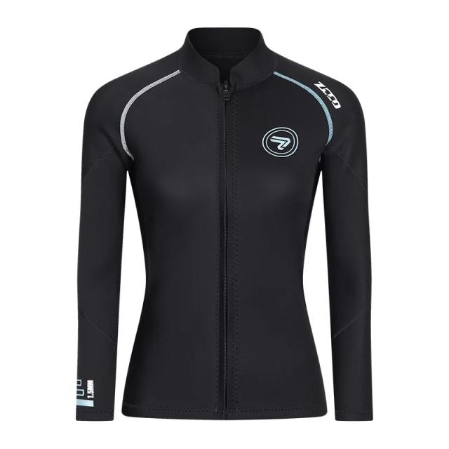 Jaqueta de Mergulho Masculina em Neoprene de 1.5mm - Casaco Térmico de Manga Longa para Surf e Pesca