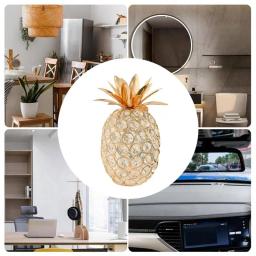 3D Cristal Pear Applique Ornamento, Brilhante Strass Artesanato, Mesa Centerpiece Decoração, Fotografia Prop, Home Decor, Abastecimento Do Casamento - Image 5