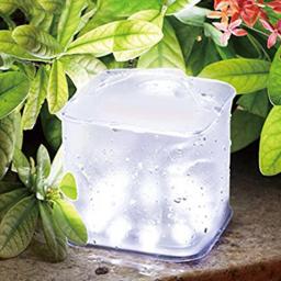 Lanterna portátil solar LED inflável, luz de acampamento, viagens, caminhadas, dobrável, iluminação de emergência, lâmpada flutuante, carro, 1pc - Image 2