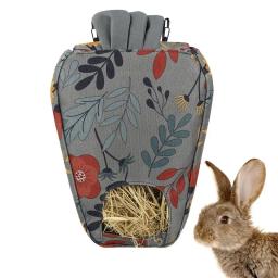 Saco De Alimentação De Feno Para Pequenos Animais De Estimação, Alimentador De Coelho, Grama, Chinchilas, Porco Holandês, Comida - Image 1
