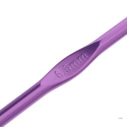 41xb 12 peças agulhas crochê coloridas alumínio conjunto agulhas tricô 2.0mm-8.0mm - Image 2