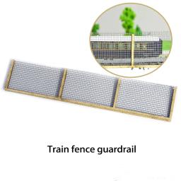 Kit Cenário de Construção Guardrail, Escala HO, 1:87, Trilho Ferroviário, Cerca Guardrail, Mesa de Areia, Layout Diorama - Image 6