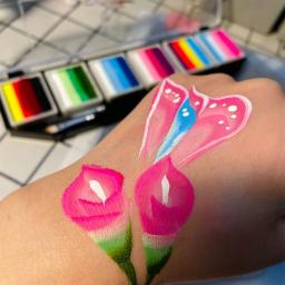 Pintura corporal à base de água para festa, Suprimentos de pintura facial, Efeitos especiais profissionais, boa cobertura, maquiagem extravagante - Image 2