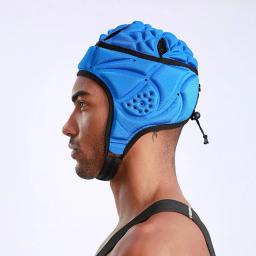 Rugby Capacete Ajustável Anti-colisão Ultra Light Futebol Goleiro Esponja Acolchoado Chapelaria Cabeça Proteção Treinamento Protetor - Image 1
