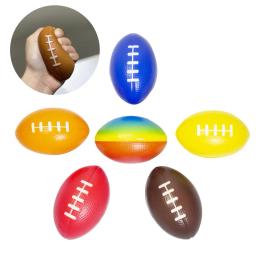 Mini PU Foam Rugby Ball para Stress Relief, Esponja Squeeze para Futebol, Ansiedade Training, Tênis para crianças, Treinamento de beisebol, 12Pcs - Image 1
