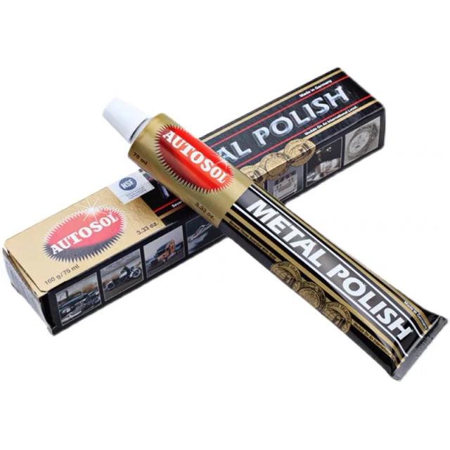 Creme Polidor Ultimate Metal 50g para Aço Inoxidável, Cerâmica, Relógios, Colares e Espelhos - Remove Ferrugem com Facilidade
