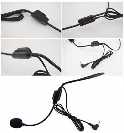 -Microfone com fio profissional, megafone, alto-falante de rádio, amplificador de voz, som claro, microfone para conferência, 3,5mm - Image 4