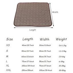 Esteira de resfriamento para cães pequenos e grandes, cama de verão extra grande, cobertor durável, sofá, Ice Pad, acessórios para animais - Image 6