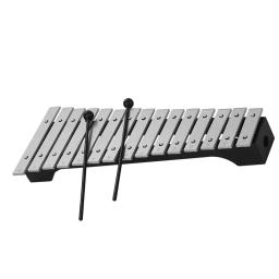 Xilofone Glockenspiel Madeira Base com Marretas, Barras de Alumínio, Percussão Instrumento Musical, Presente com Bolsa de Transporte, 15-Nota - Image 3