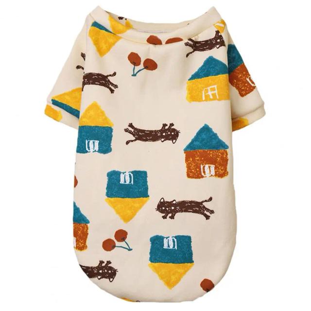 Casaco de Pelúcia Quente para Gatos e Cães: Roupa de Algodão Confortável para Pets em Casa