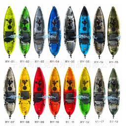 Kayak de emenda para uma pessoa, pedal de pinguim para duas pessoas, pedal de barbatana, canoa de plástico, destacável e portátil - Image 4