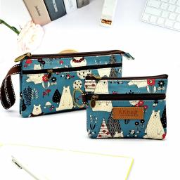 Cartoon Animais Carteiras para Mulheres, Bolsa Zero, Curto Coin Bag, Mini Porta-Cartão Chave, Saco De Armazenamento, Cute Zipper Purse, Student Money Bag, Novo - Image 1