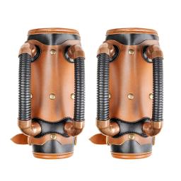 Armadura medieval vintage braço, guarda de couro PU, braçadeira steampunk, manopla vambrace, pulseira para cosplay de palco, adereços guerreiro - Image 4
