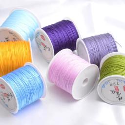 Fio wade poliéster para fazer joias, 45m, 0.8mm, fio para iding, pulseiras e colares, corda para artesanato, faça você mesmo - Image 4