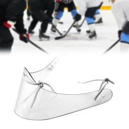 Pescoço garganta guarda guarda goleiro equipamento claro hóquei no gelo capacete de proteção para sênior - Image 5