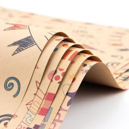 Rolo De Papel Kraft Para Embrulho De Presente, Colorido, Baby Shower, Holiday Party, Natal, Casamento, 50x70cm - Image 3